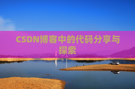CSDN博客中的代码分享与探索